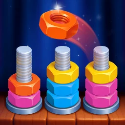 Nuts Spinner - Nut Sort Puzzle 아이콘