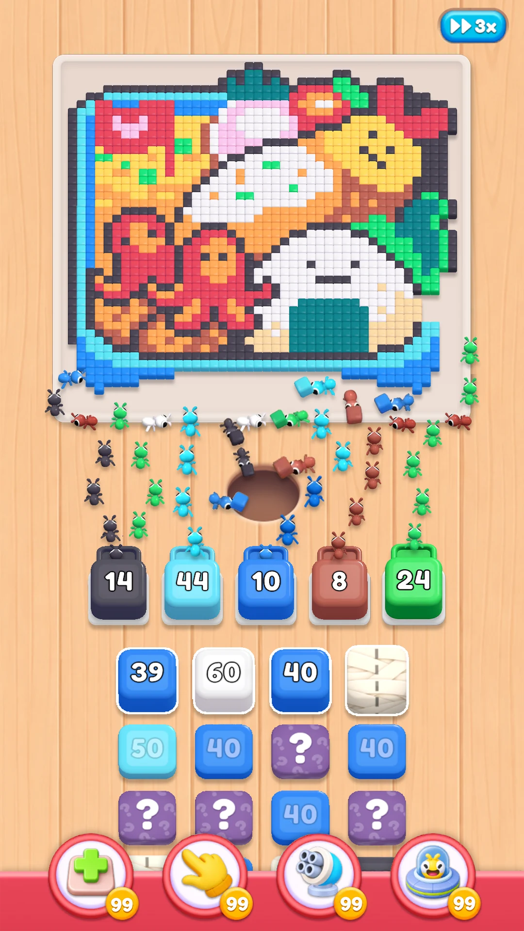 Food Hunt: Pixel Puzzle screenshot